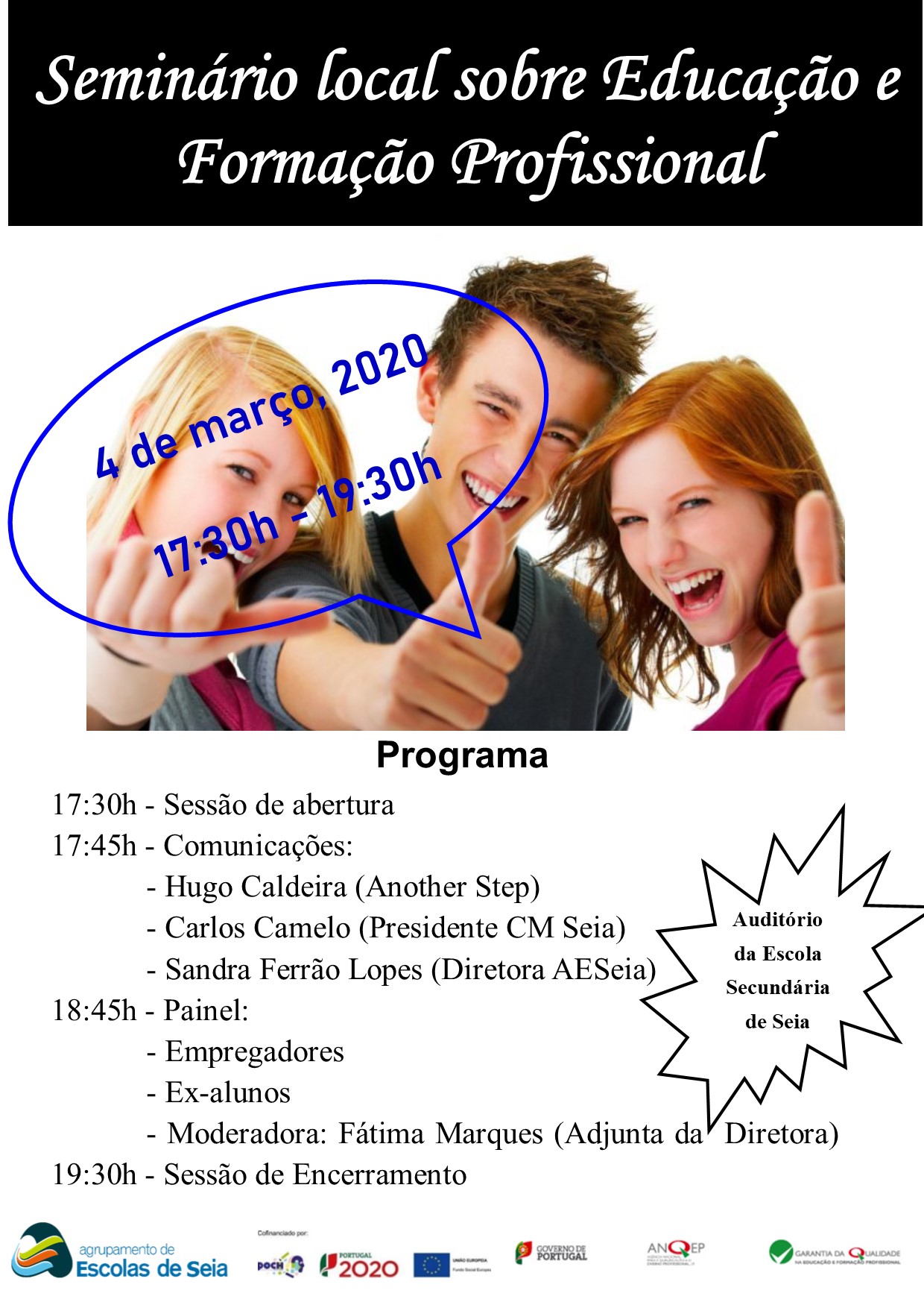 Cartaz seminario profissional